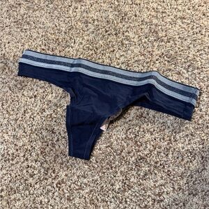Victoria's Secret Navy Thong size M